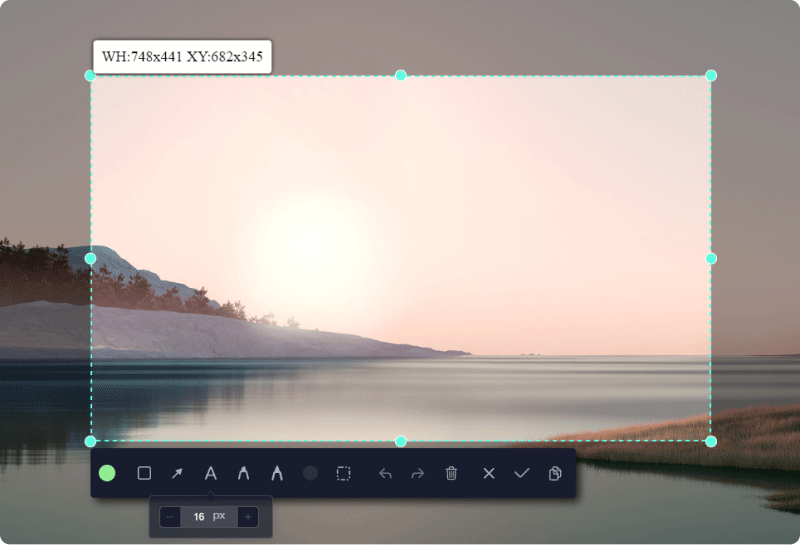 Screenshot on Lenovo ThinkPad via FoneDog Screen Recorder