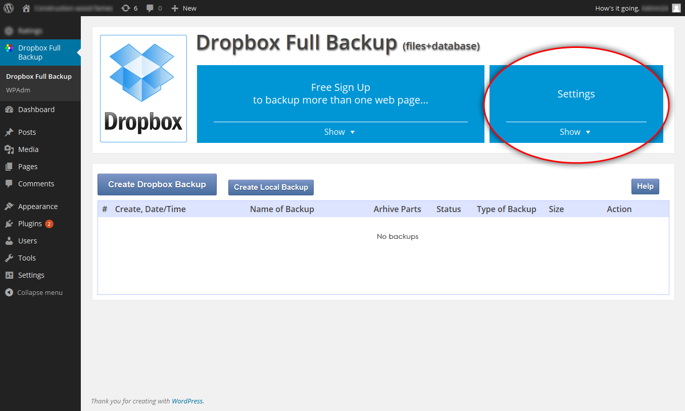 Dropbox For Backup