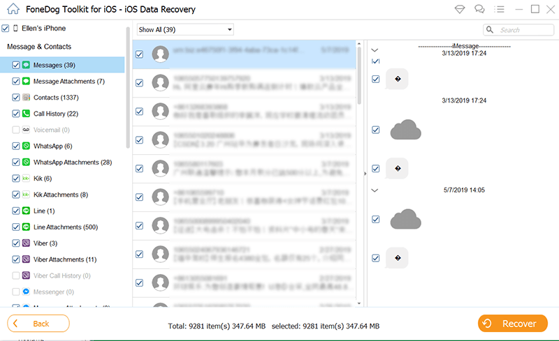 Retrieve Deleted Messages on iPhone Using FoneDog