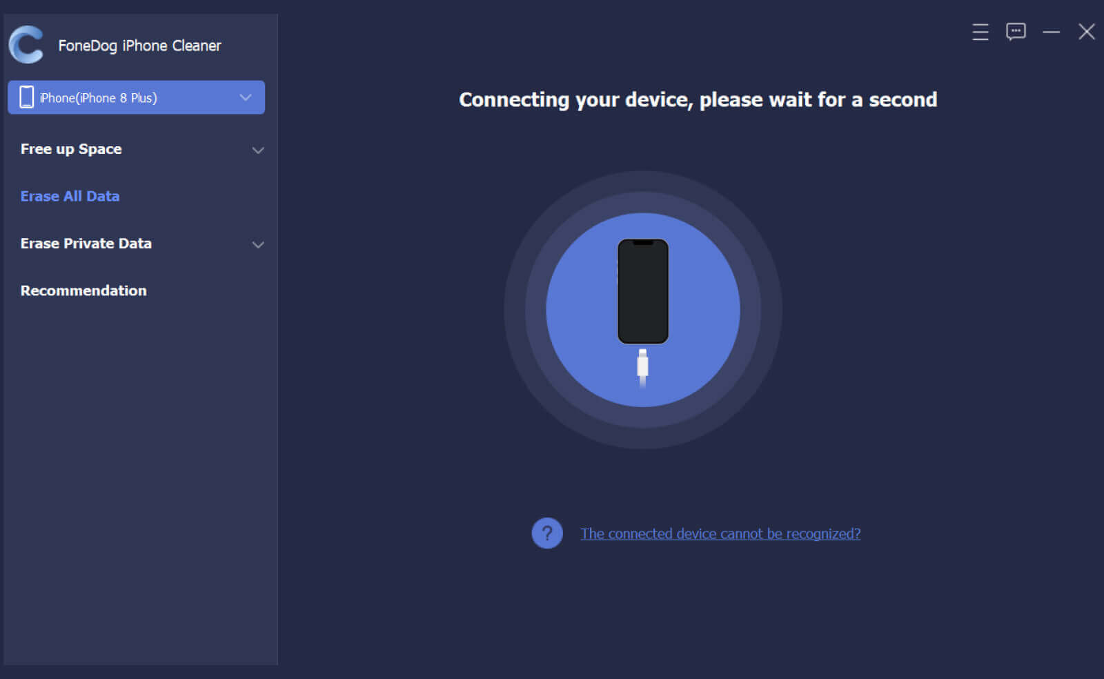 Starta och lita på FoneDog iPhone Cleaner för att ta bort Viber-meddelandehistorik
