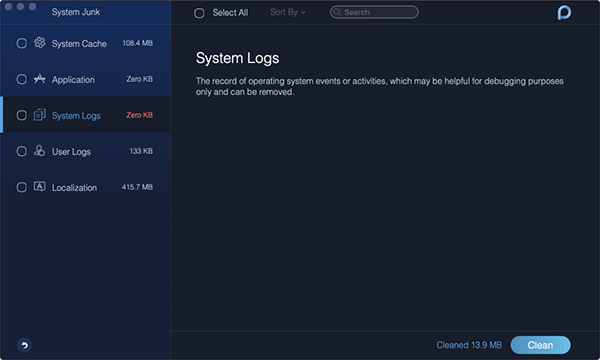 how to clean up system logs