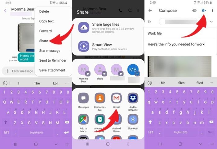 How To Transfer Text Messages From Android To Email 2023 