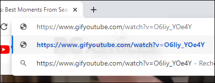 How to Turn YouTube Clip into GIF Using The Internet