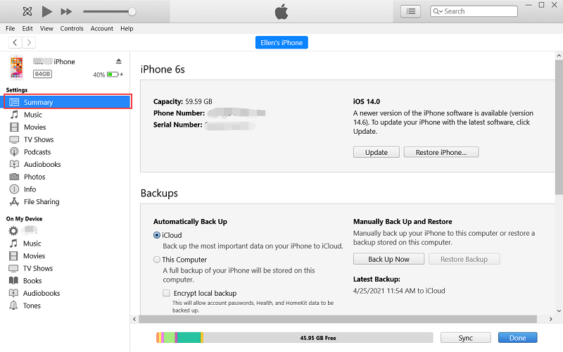 how to backup iphone to icloud using a computer