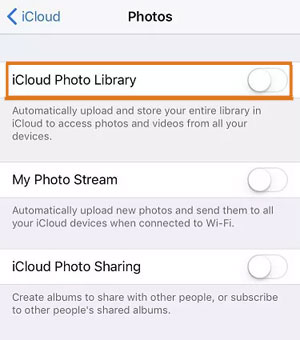 Por que “as fotos não foram transferidas para o novo iPhone” - Biblioteca de fotos do iCloud não ativada