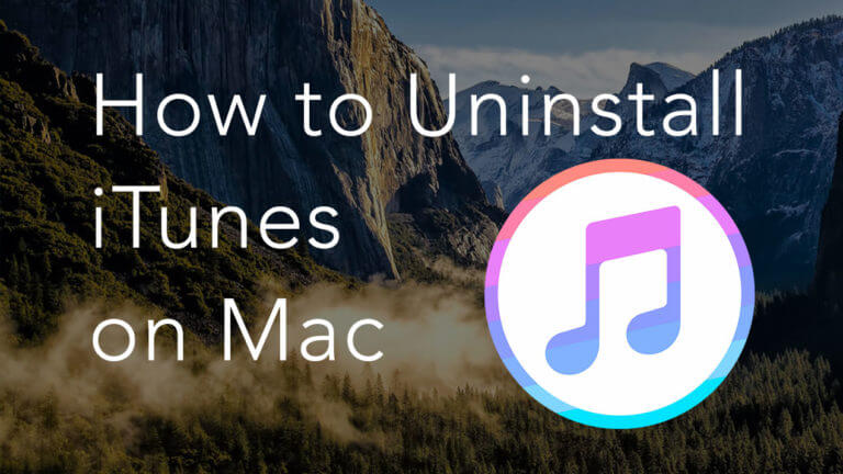 how to uninstall itunes in mac