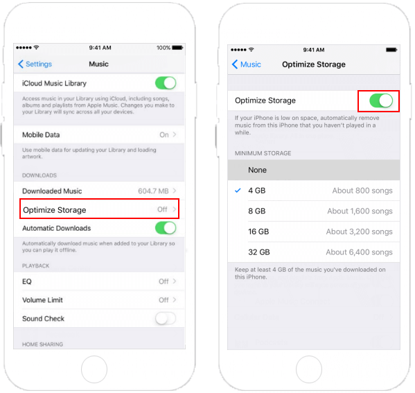 Solutions to the Issue “Downloaded Music Disappeared from iPhone” - Change Apple Music Settings