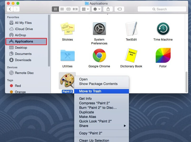 How to delete protected apps on mac