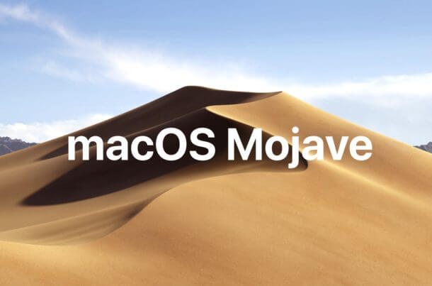 macOS Mojave 10.14中的新功能