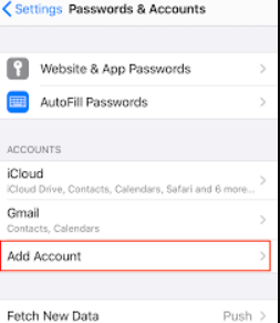 Adding Google Account on iPhone