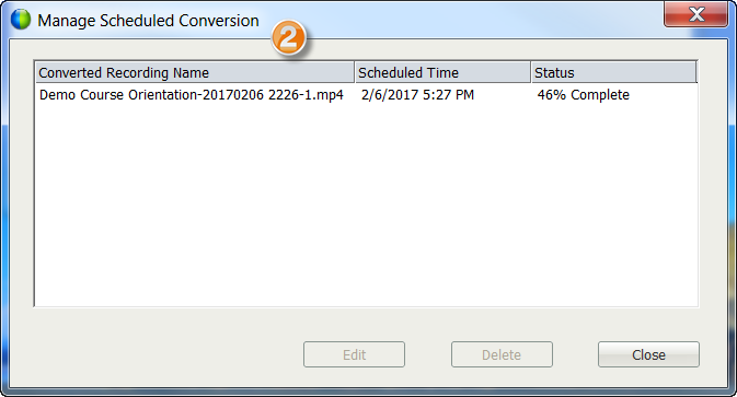 Check The Particular Status of Your Files in Webex When Converting ARF to MP4