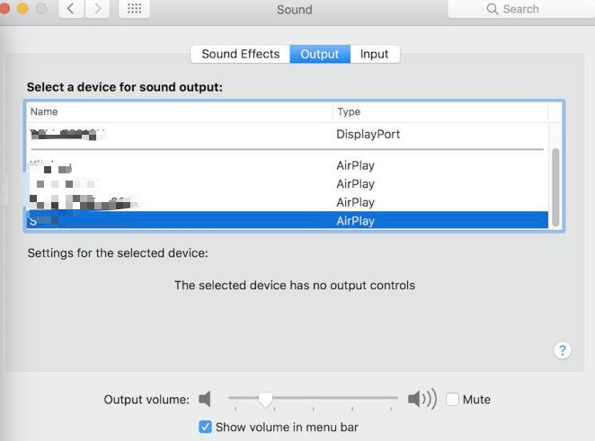 mac audio settings
