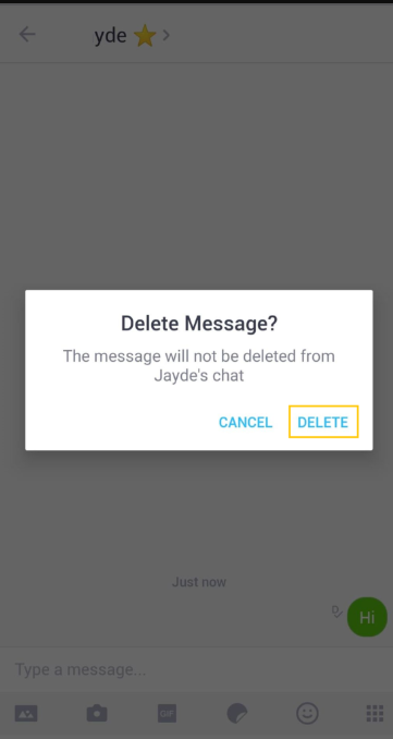 Delete Kik Messages on Both Ends