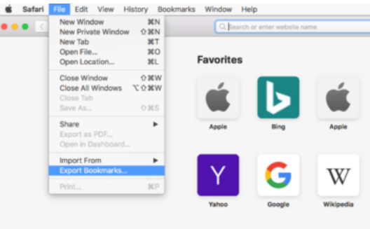 how to share safari bookmarks with others