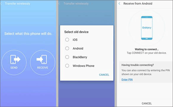 Set Up Your Samsung Devices to Transfer Contacts from Samsung to Samsung