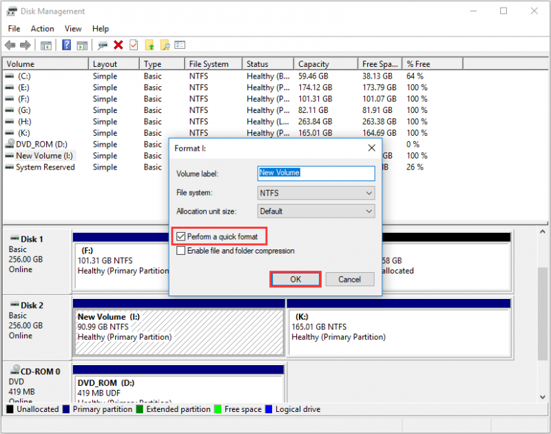 Use Disk Management Enable Unformat Function