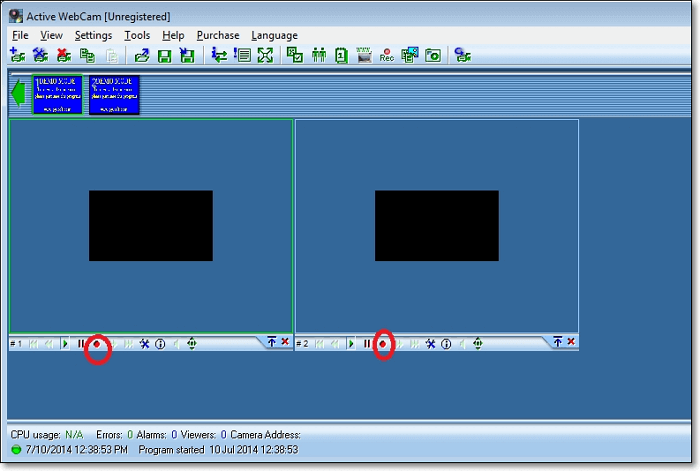 Active Webcam for Recording Webcam on Windows