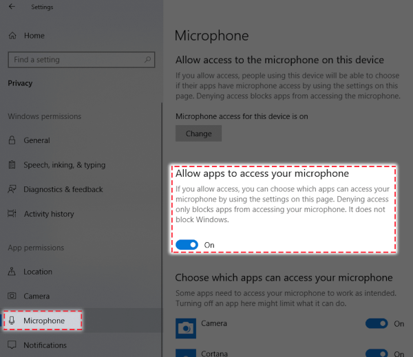 Turn on Microphone to Fix PowerPoint Not Recording Audio Issue
