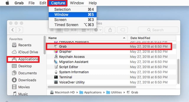 Use Grab to Take Screenshots on Mac