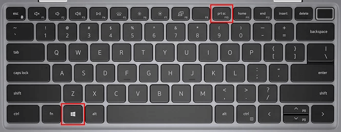 Screenshot on Dell Using Keyboard Keys