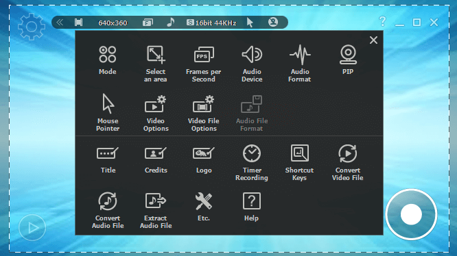 Gravador de tela HD LiteCam
