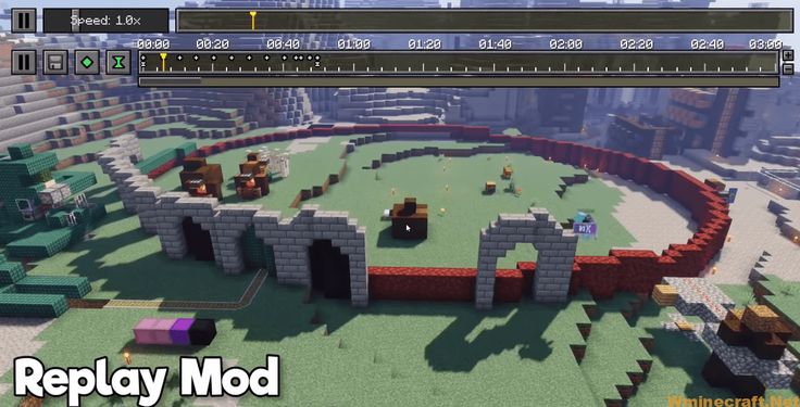 Gravação de tela do Minecraft usando o modo Replay