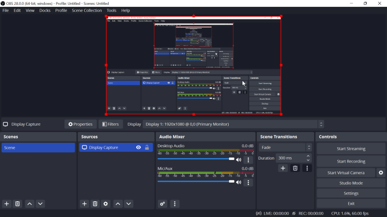 OBS Screen Recorder