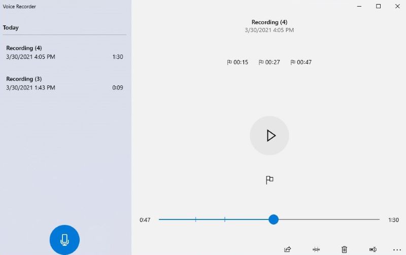 Record Internal Audio on Windows with Voice Recorder