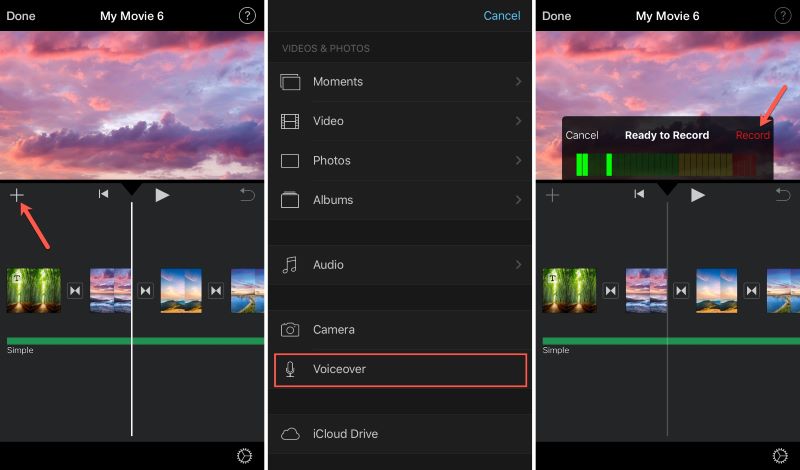 How to Record Audio on iMovie on iPads or iPhones