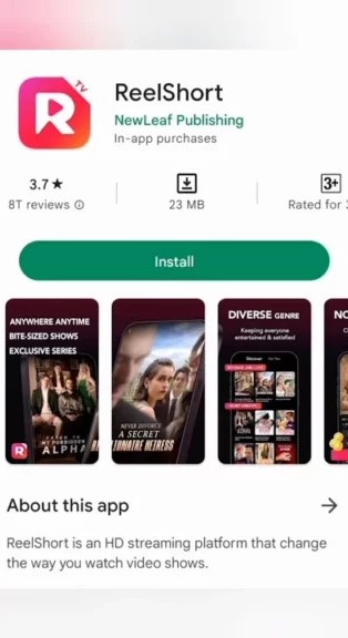 휴대폰용 ReelShort 앱 검토