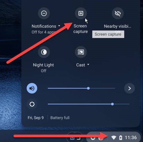 Hur man skärminspelning på Chromebook via skärmdump
