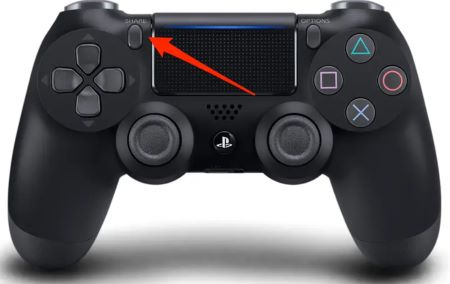 How to Screenshot on PS4 via Share Button