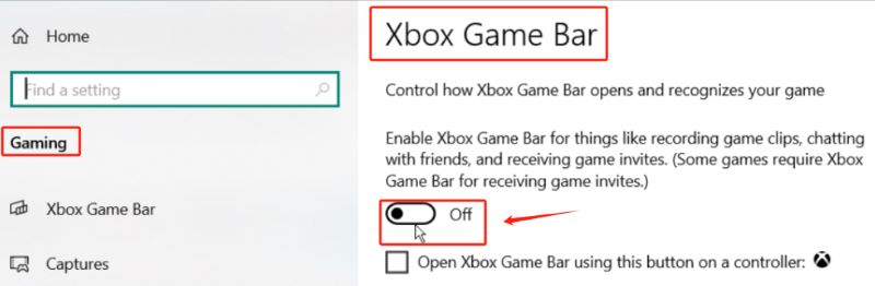 Gravação de tela de parte da tela no Windows por meio da barra de jogo Xbox
