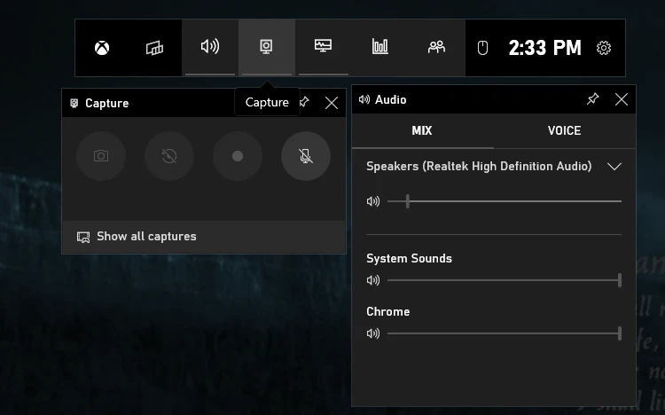 Xbox Game Bar의 오디오를 사용하여 Windows 11에서 화면 녹화
