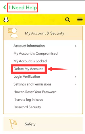 How to Delete Snapchat Account on iPhone